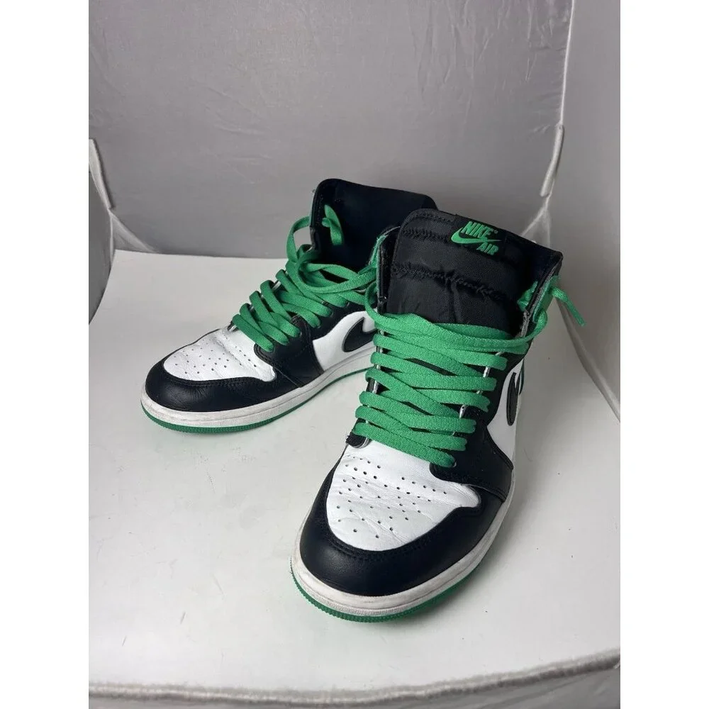 Size 9.5 - Air Jordan 1 Retro OG High Lucky Green - Picture 1 of 10
